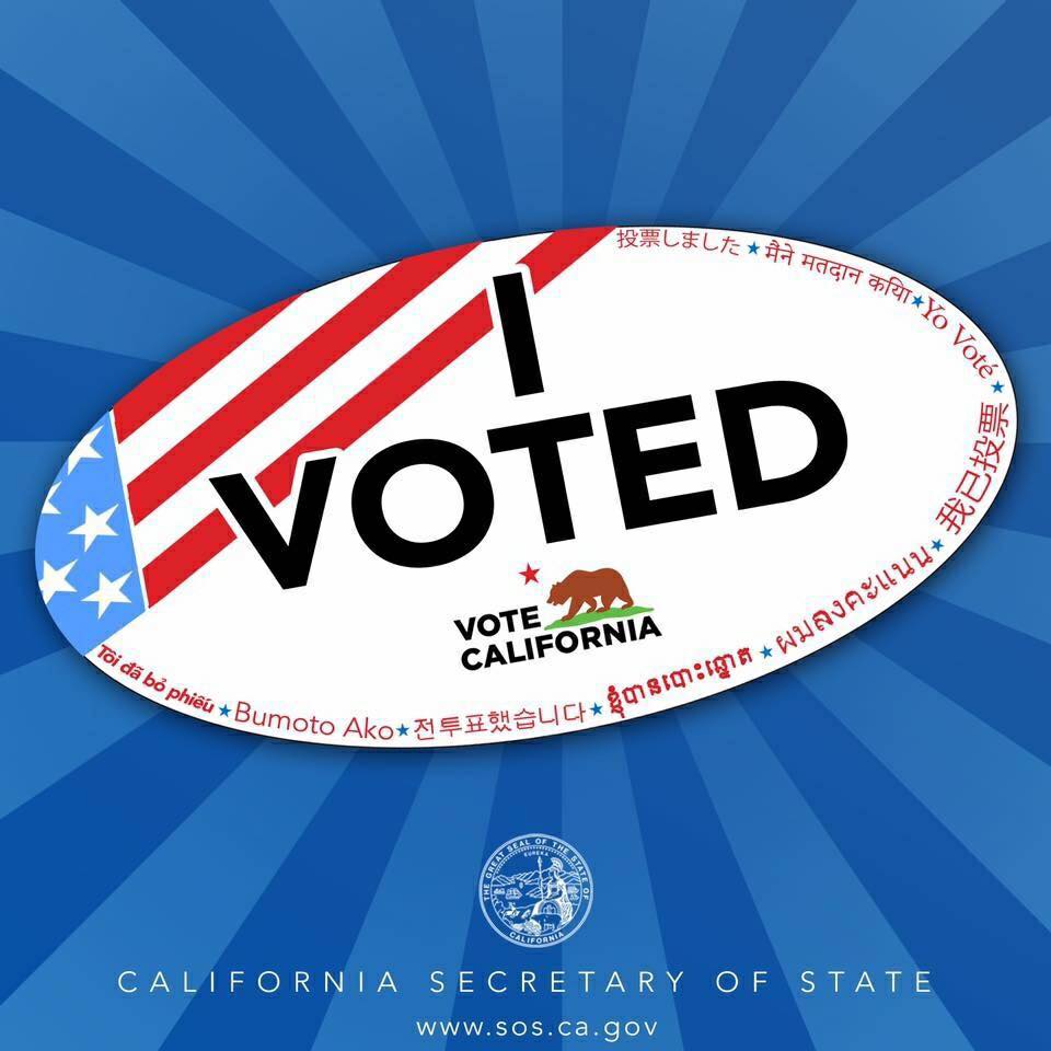 I Voted California