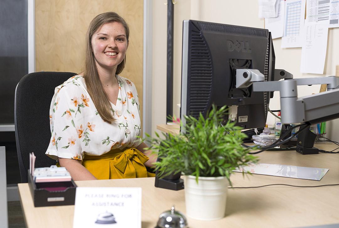 Front desk receptionist